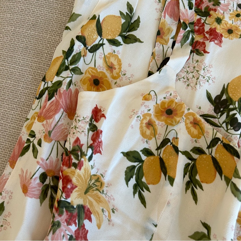 NEW Reformation Besse Midi Floral Dress - Milo Floral - Picture 6 of 13